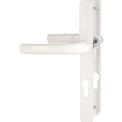 Poignée de porte fenêtre - Tokyo - Hoppe Et Cie - Blanc - Clé I - 195 mm - Carré de 7 mm - Épaisseur de porte : 58 à 62 mm