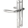 Poignée de porte fenêtre - Verona - Hoppe Et Cie - Gris argent - Clé I - 195 mm