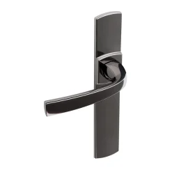 Poignée de porte intérieure - Muze - Vachette - Gris argent - Condamnation - 165 mm