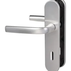 Poignée de porte intérieure - Logio - Vachette - Gris argent - Clé L - 165 mm