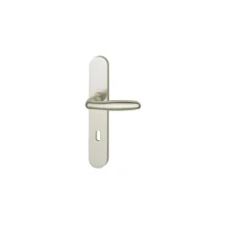 Poignée de porte intérieure - Verona - Hoppe Et Cie - Gris argent - Bec de cane - 195 mm