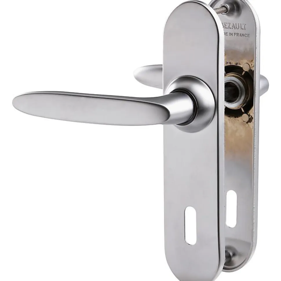 Poignée de porte intérieure - Jazz - Vachette - Gris - Clé L - 195 mm