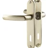 Poignée de porte intérieure - Budget - Vachette - Beige ivoire - Clé L - 165 mm