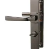 Poignée de porte intérieure - Muze - Vachette - Diamant noir - Condamnation - 195 mm