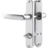 Poignée de porte intérieure - Budget - Vachette - Gris argent - Condamnation - 165 mm