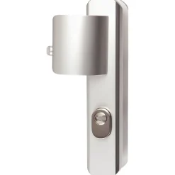 Poignée de porte palière blindée - Secumax - Vachette - Gris argent - Clé I - 195 mm