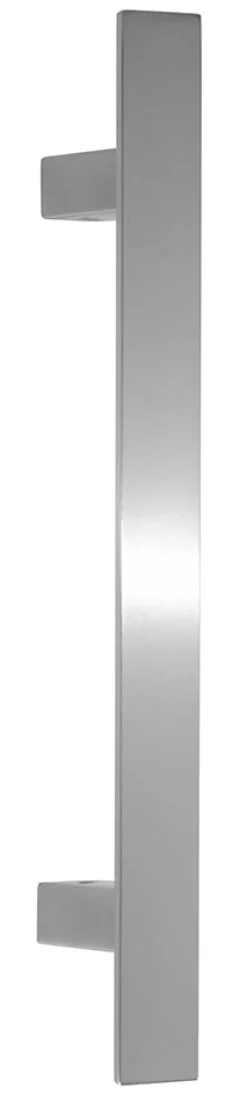 Poignée de tirage - inclinée 60 - Rectangle 40x10 mm - Entraxe350 - S55 - A62 - L500 mm - INOX 304 poli