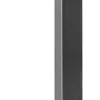Poignée de tirage Carrée 30x30 mm - Entraxe500 - S90 - A75 - L650 mm - incliné 45 - INOX 304 Laqué RAL 9005 Noir Mat