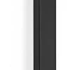 Poignée de tirage Carrée 20x20 mm - Entraxe200 mm - INOX 304 Laqué RAL 9005 Noir Mat