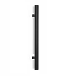 Poignée de tirage Diamètre 30 mm - Entraxe300 - S75 - L450 mm - INOX 304 Laqué RAL 9005 Noir Mat