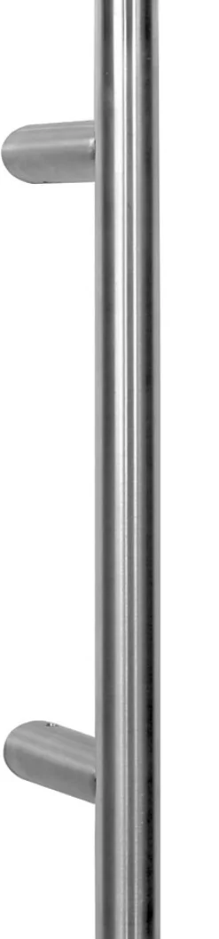 Poignée de tirage Diamètre 30 mm - Entraxe500 - S80 - A70 - L650 mm - inclinée 45 - INOX 304 satiné