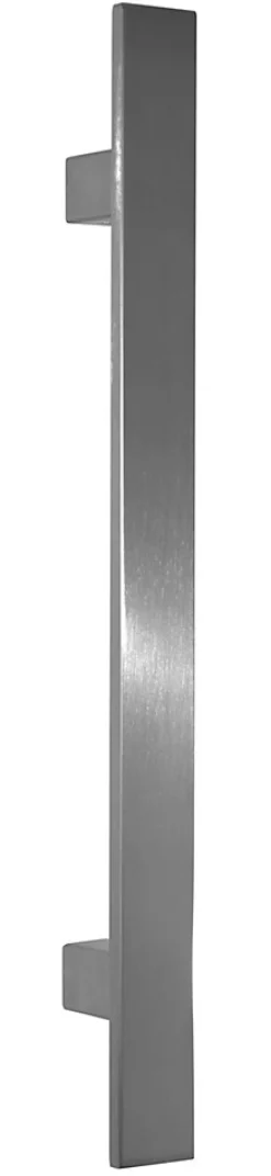 Poignée de tirage Rectangle 40x10 mm - Entraxe350 - S55 - L500 mm - INOX 304 poli