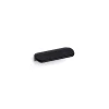Poignée en aluminium avec finition noire, dimensions: 56x8x20mm et inserts: 32mm-