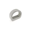 Poignée en aluminium avec finition anodisée mate, dimensions: 30x9x25mm-