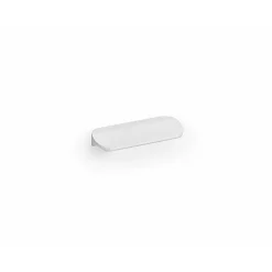 Poignée en aluminium avec finition blanche, dimensions: 56x8x20mm et inserts: 32mm-
