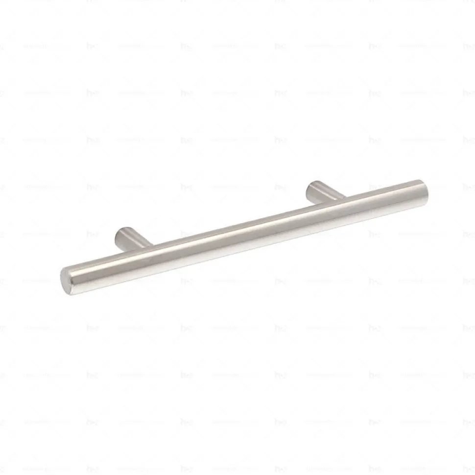 Poignée pour meubles en Acier inox Entraxe 96 finition en acier inox satiné