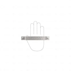 Poignée pour meubles en zamac Entraxe 160 Nickel millésimé