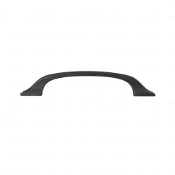 Poignée pour meubles en zamac Entraxe 96 Vernis noir mat, Lot de 6