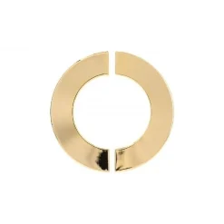 Poignée pour meubles en zamac Entraxe 68mm plaqué or Lot de 25