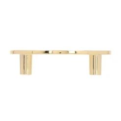 Poignée pour meubles en zamac Entraxe 68mm plaqué or Lot de 25