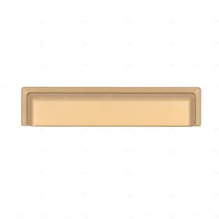 Poignée pour meubles en zamac Entraxe 96mm Alucover laiton Lot de 25