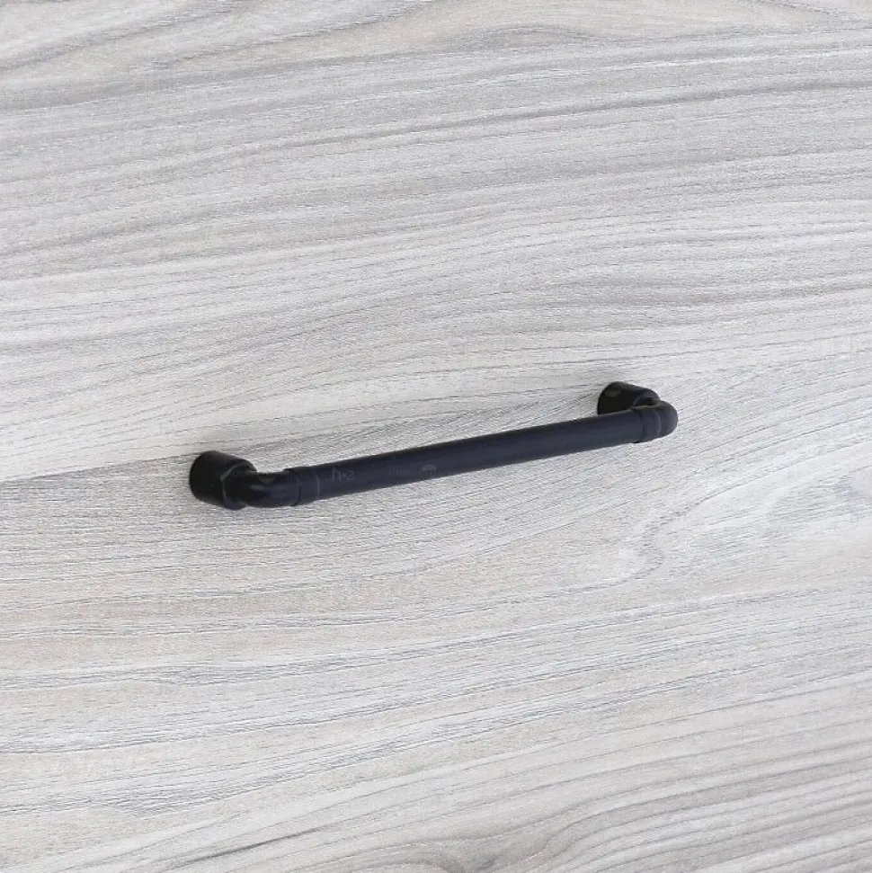 Poignée pour meubles en zamac Entraxe 160 Vernis noir mat