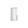 Poignée pour porte coulissante DESIGN rectangle finition chromée brillante