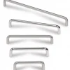 Poignée Rod 7610-Inox brossé. 200x21x8mm. Entraxe 192mm.
