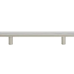 Poignées d armoire 10 pcs argenté 128 mm acier inoxydable