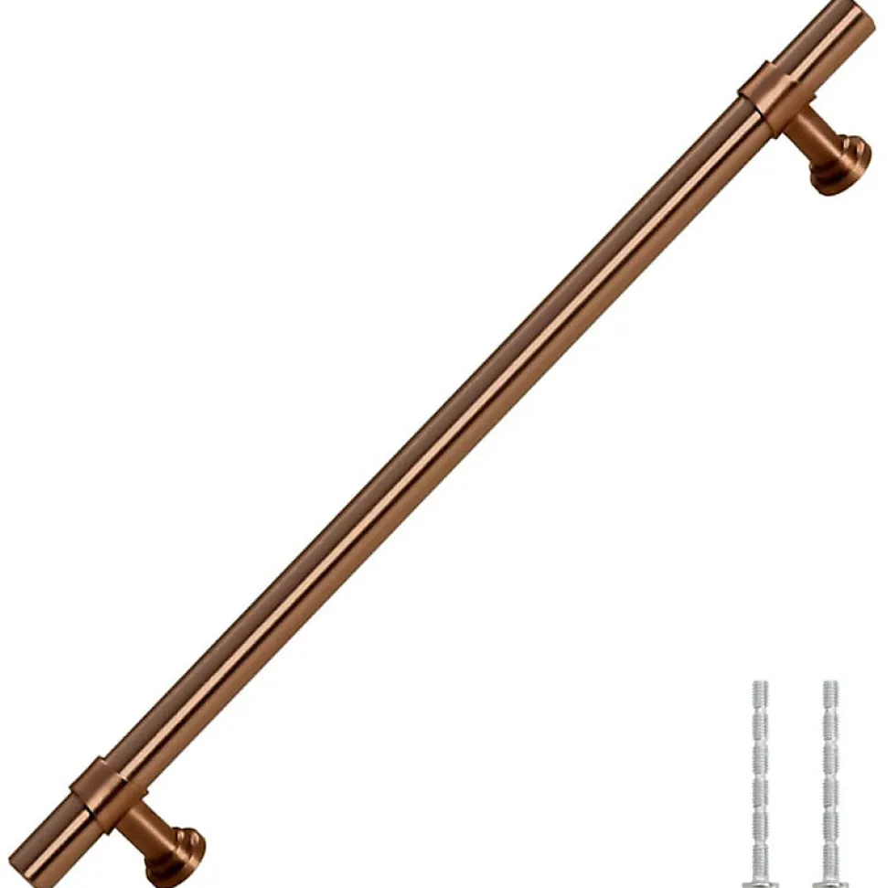 Poignées d armoire 5 pcs bronze 192 mm acier inoxydable