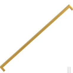 Poignées d armoire 5 pcs doré 480 mm acier inoxydable