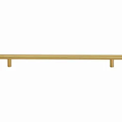 Poignées d armoire 5 pcs doré 320 mm acier inoxydable