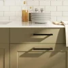 Poignées d armoire 10 pcs noir 160 mm acier inoxydable