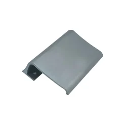 Poignées de tirage en aluminium pour portes H 150mm anodisé Argent satiné- lot de 6 boutons