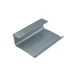 Poignées de tirage en aluminium pour portes H 150mm anodisé Argent satiné- lot de 6 boutons