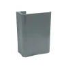 Poignées de tirage en aluminium H 150 mm anodisé Argent satiné