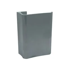 Poignées de tirage en aluminium H 150 mm anodisé Argent satiné