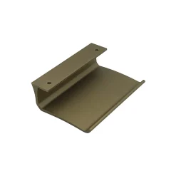 Poignées de tirage en aluminium H 150mm anodisé Bronze satiné