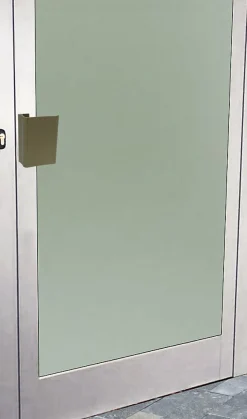 Poignées de tirage en aluminium H 150mm anodisé Bronze satiné