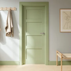 Poignées sur rosace à visser hexagonale en aluminium effet chromé GoodHome Soaz