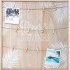 Porte - photos - bois et corde - 48x48 cm - Modèle 1- Atmosphera