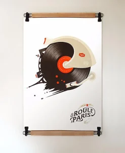 Porte Affiche Poster Pant - pince suspension de poster 90 cm