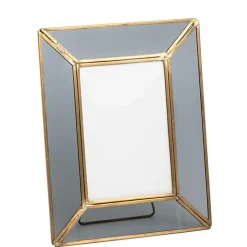 Porte photo verre fumé 19x24cm