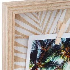 Porte photos corde effet bois Ethnique - Rêves