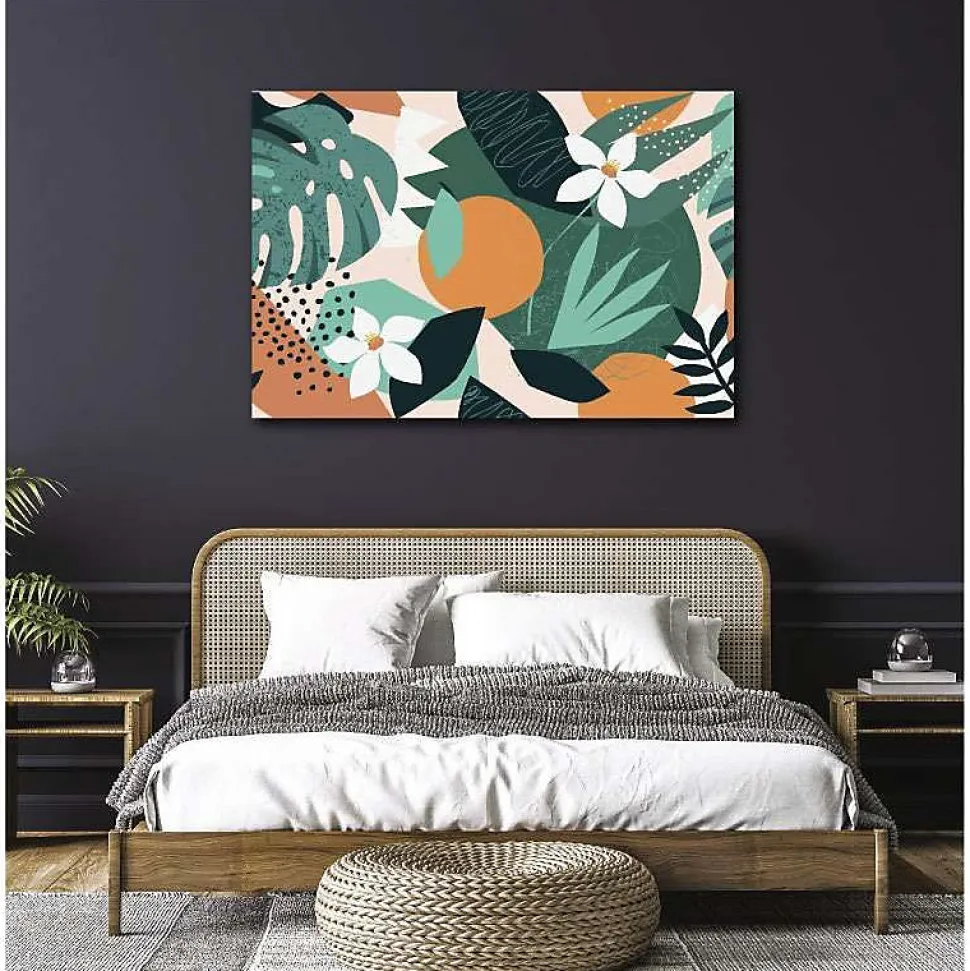 Poster intissé FRUITS ET PLANTES EXOTIQUES 140 x 95 cm - Affiche murale de qualité supérieure