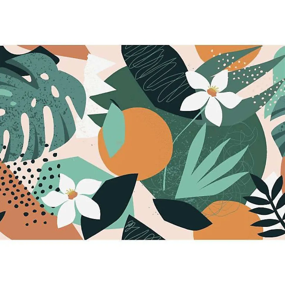 Poster intissé FRUITS ET PLANTES EXOTIQUES 140 x 95 cm - Affiche murale de qualité supérieure