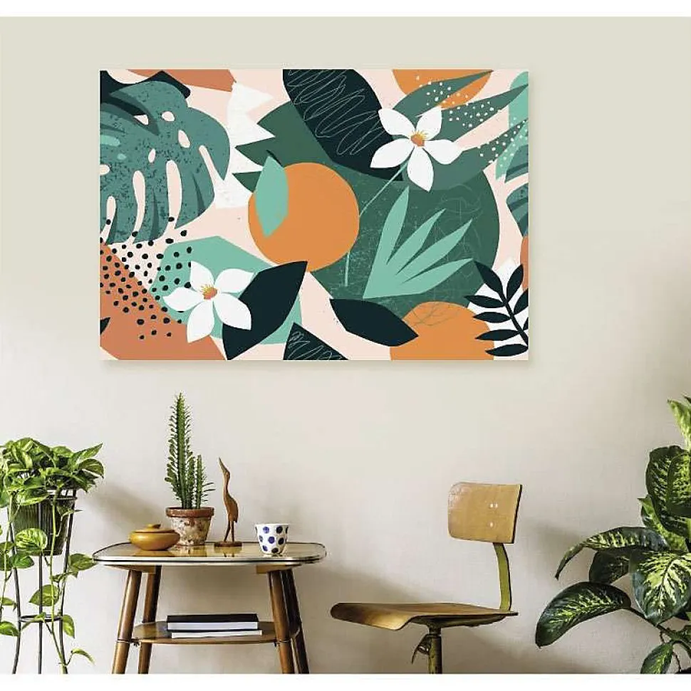 Poster intissé FRUITS ET PLANTES EXOTIQUES 140 x 95 cm - Affiche murale de qualité supérieure