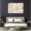 Poster intissé MONSTERA BEIGE SABLE 140 x 95 cm - Affiche murale de qualité supérieure