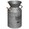 Pot à lait - métal - gris - H37 cm - Atmosphera