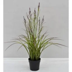 Pot Acorus fleuri artificiel avec pot décoratif